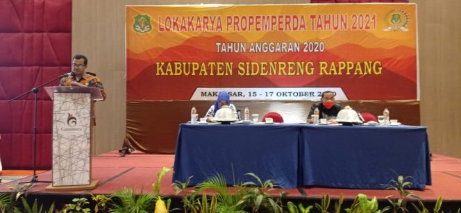 
 Seluruh Anggota DPRD Sidrap Ikuti Lokakarya Propemperda