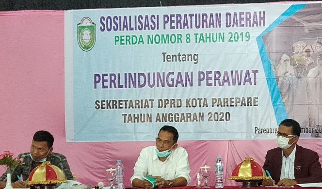
 DPRD Parepare Sosialisasi Perda Nomor 8 Tahun 2019
