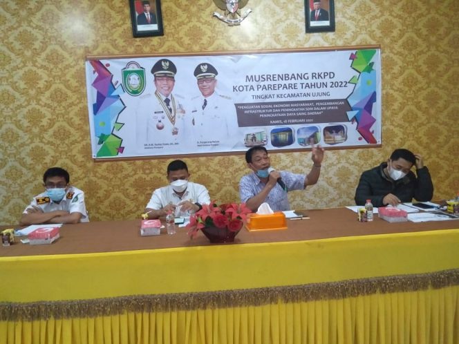 
 Dihadiri Wakil Ketua DPRD, Kecamatan Ujung Gelar Musrenbang RKPD