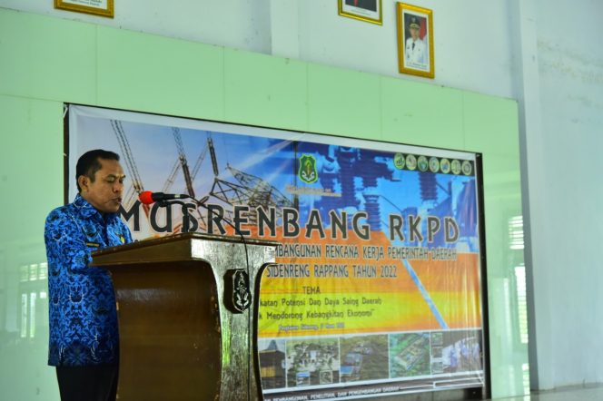 
 Musrenbang RKPD, Wabup Sidrap Paparkan Fokus Pembangunan Tahun 2022