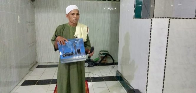 
 Bantu Sound Sistem Masjid, Warga Sampaikan Terimakasih ke H Pilli