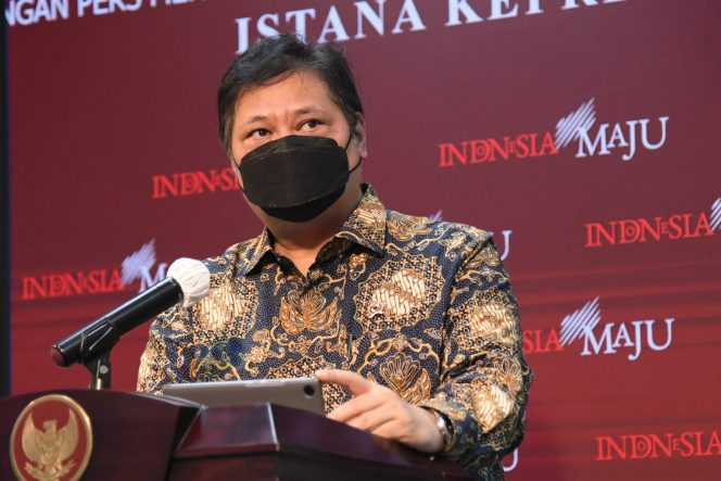 
 Ketua Komite Penanganan Covid-19 dan Pemulihan Ekonomi Nasional (KPC-PEN), Airlangga Hartanto (Foto: Setkab)