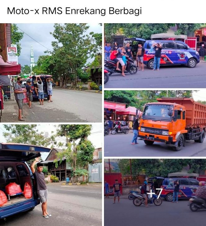 
 Komunitas Sulawesi Moto X RMS Enrekang Bagi Takjil
