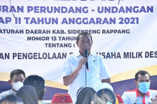 
 Ketua DPRD Sidrap Minta BUMDes Dioptimalkan untuk Kesejahteraan Masyarakat