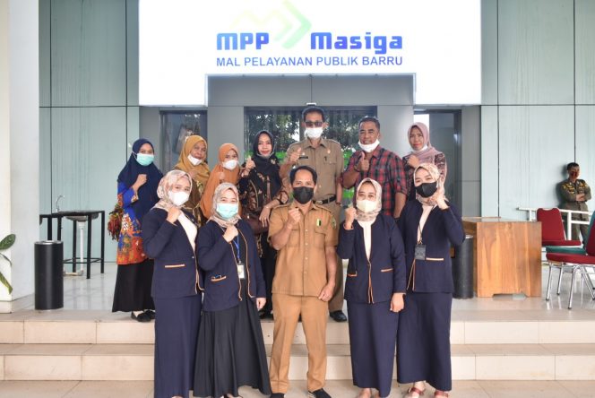 
 Rombongan DPMPTSP Kab. Kolaka Utara saat melakukan Study Tiru di MPP Masiga Barru.