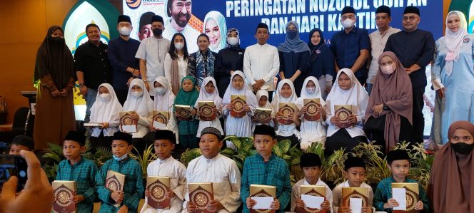 
 Peringatan Nuzulul Qur’an dan Hari Kartini, Fatmawati Rusdi Beri Santunan ke Hafidz-Hafidzah