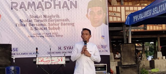 
 Syaharuddin Alrif Kembali Gelar Pengajian Ramadhan di Kebun Poran Sidrap
