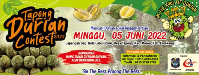 
 Desa Tapong Gelar Festival Makan Durian