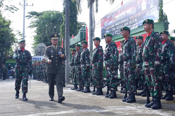 
 Peringatan HUT ke-77 TNI Berjalan Khidmat