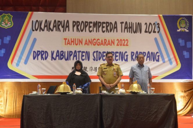 
 Pj Sekda Sidrap Buka Lokakarya Penyusunan Propemperda 2023