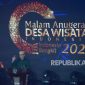 Menteri Pariwisata, dan Ekonomi Kreatif, Sandiaga Uno di acara Malam Anugrah Desa Wisata (ADWI) 2022.