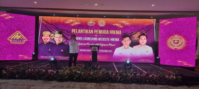 
 Bupati Enrekang Hadiri Pelantikan DPP Pemuda HIKMA, Dirangkai Launching Website