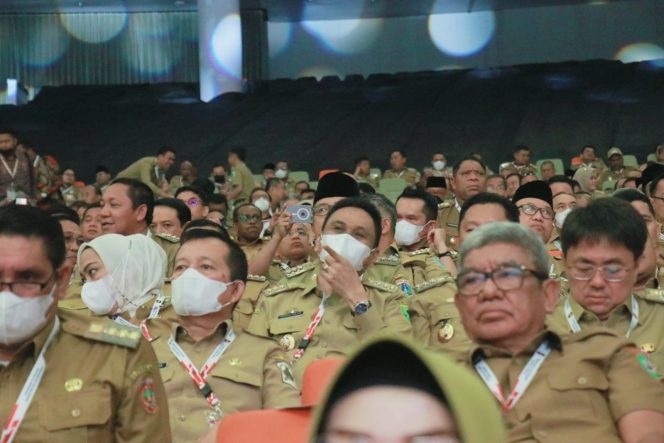 
 Bupati Barru dan Unsur Forkopimda Hadiri Rakornas Se-Indonesia