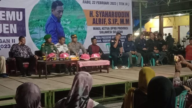 
 Wakil Ketua DPRD Provinsi Sulsel, Syaharuddin Alrif Reses di Baranti