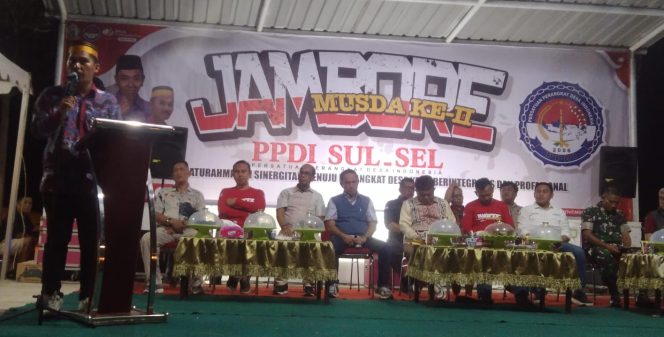 
 Kadis PMD Sulsel Wakili Pj Gubernur Hadiri Jambore dan Musda PPDI di Puncak Bila  Sidrap