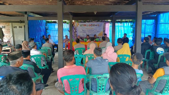 
 PMII Sosialisasi dan Deklarasi Pemilu Damai di Dusun Kandoka Kecamatan Lembang