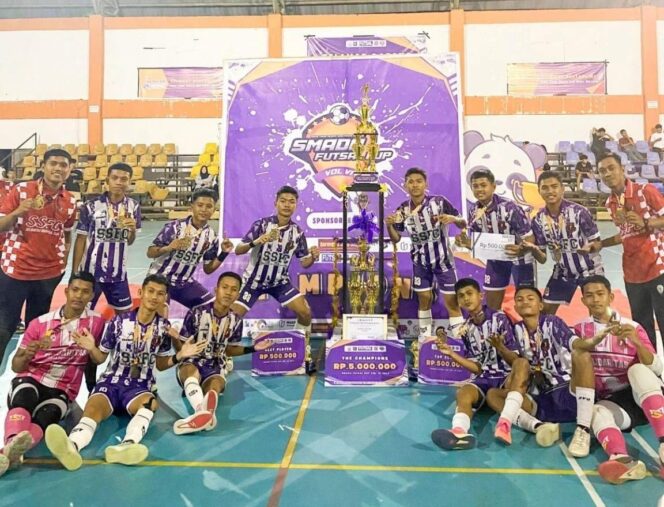 
 Tim Futsal Mare Juarai Turnamen Futsal di GOR Enrekang