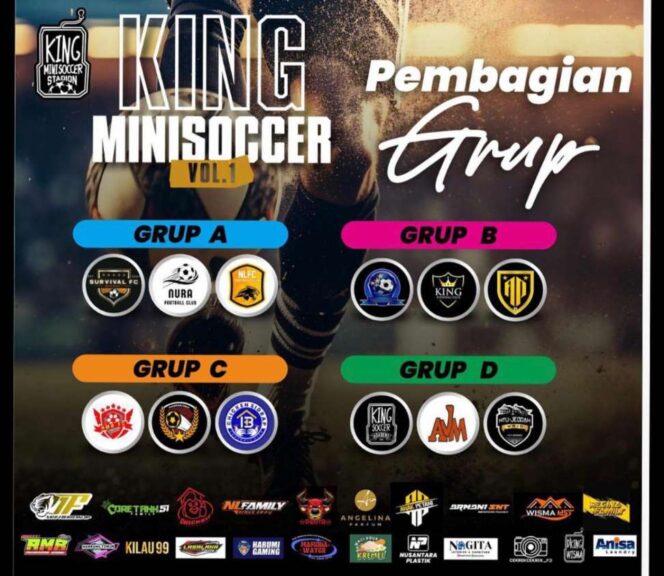 
 12 Tim FC Meriahkan Turnamen King Mini Soccer Sidrap