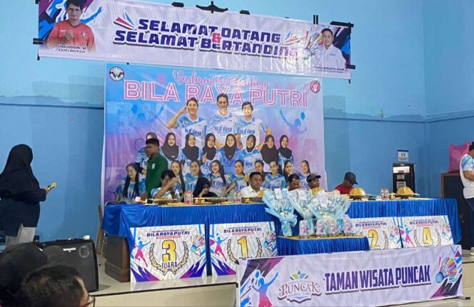 
 ASH Gelar Turnamen Bila Raya Putri, Dukung Atlet Bulutangkis Perempuan Sidrap