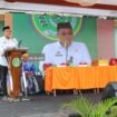 Pj Sekda Sidrap, Andi Rahmat Saleh saat menghadiri Khataman Shorof dan Tahfidz 30 Juz di Ponpes Al Wahid, Desa Wanio, Sidrap,  Rabu (30/4/2025).