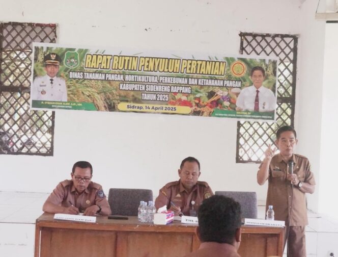 
 Dinas TPHPKP Sidrap Gelar Rapat Koordinasi Penyuluh Pertanian, Fokus Dukung Swasembada Pangan