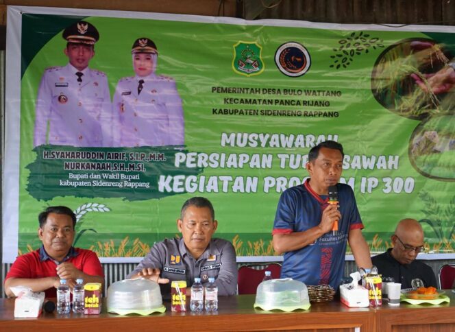 
 Dukung Swasembada Pangan Nasional, Pemkab Sidrap Gelar Musyawarah Persiapan Turun Sawah