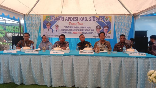
 Bupati Ajak Seluruh Kades Bergerak Bersama Bangun Sidrap