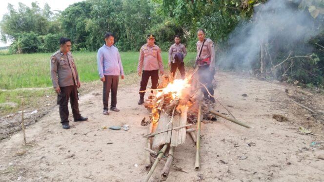
 Tak Kenal Ampun! Polisi “Bersihkan” Lokasi Judi Sabung Ayam di Kecamatan Kulo