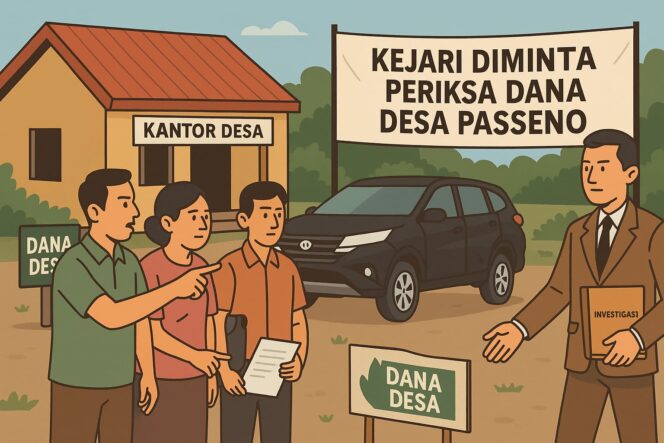 
 Warga Geram Pengadaan Randis di Desa Passeno, Kejari Sidrap Diminta Turun Tangan