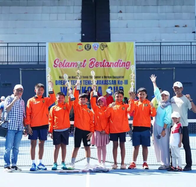 
 Atlet Tenis Junior Sidrap Raih Juara di Kejurnas Tenis di Makassar