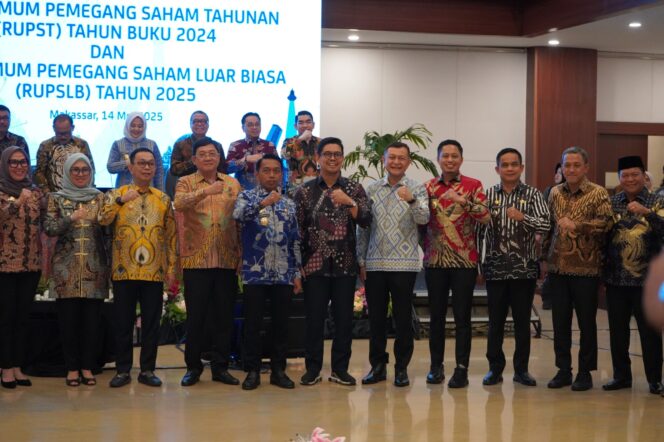 
 Wabup Pinrang Hadiri RUPS PT Bank Sulselbar Tahun Buku 2024 di Makassar