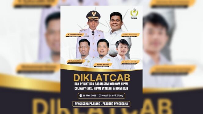 
 HIPMI Sidrap Gelar Diklatcab dan Pelantikan 3 Badan Otonom