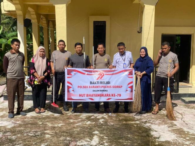 
 Masyarakat Apresiasi Bakti Religi Jajaran Polsek dan Polsubsektor di Sidrap