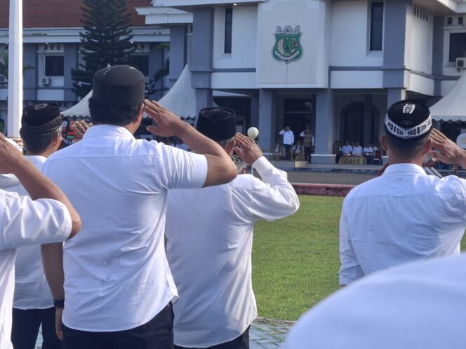 
 Wakil Bupati Pinrang Pimpin Upacara Harkopnas ke-78, Launching Koperasi Merah Putih