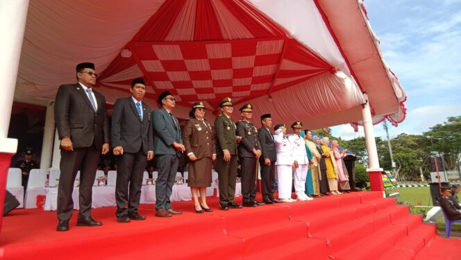 
 Bupati Sidrap Pimpin Upacara HUT Bhayangkara ke-79 di Sidrap