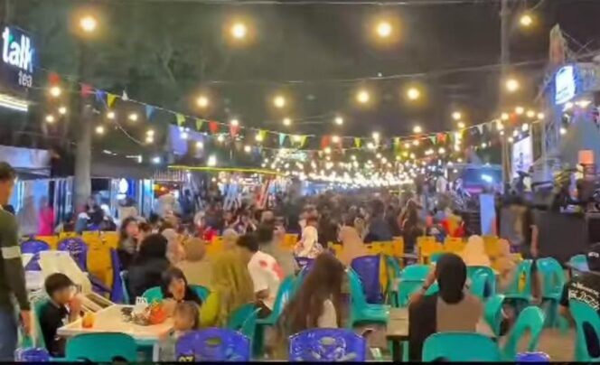
 Mogan Food Court terus Berbenah jadi Destinasi Wisata Malam di Sidrap