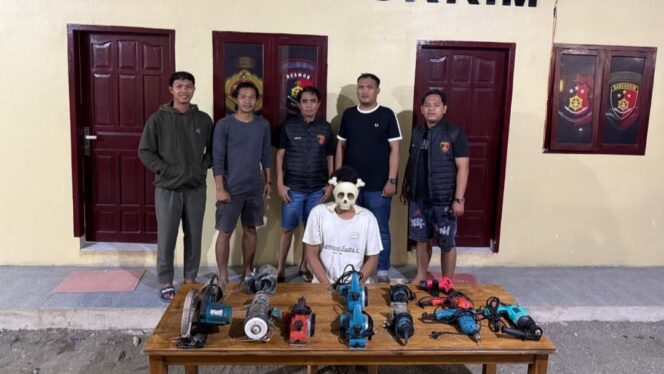 
 Curi Alat Bangunan Senilai Rp10 Juta, Buruh Diringkus