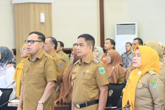 
 Wabup Pinrang Hadiri Lokakarya Penurunan Stunting di Kantor Gubernur Sulsel