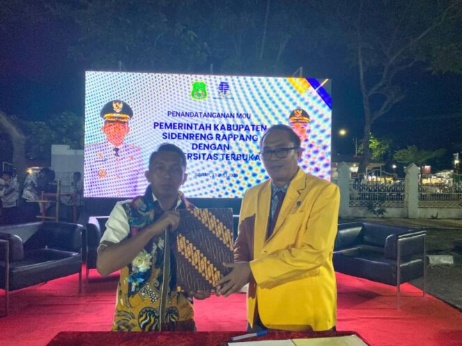 
 Pemkab Sidrap Teken MoU dengan Universitas Terbuka, Dorong Peningkatan Mutu Pendidikan Tinggi