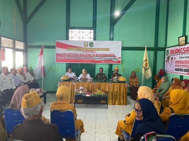 
 Wabup Sidrap Silaturahmi ke LVRI Jelang HUT ke-80 RI