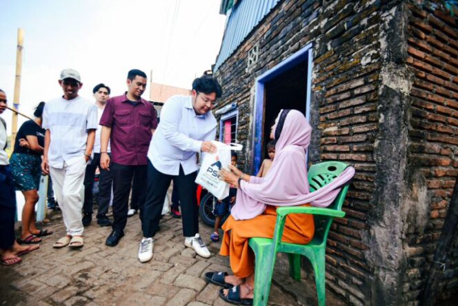 
 PSI Sulsel Tancap Gas, Jumat Berkah Muammar Gandi Sapa Warga Bantaran Sungai Tallo