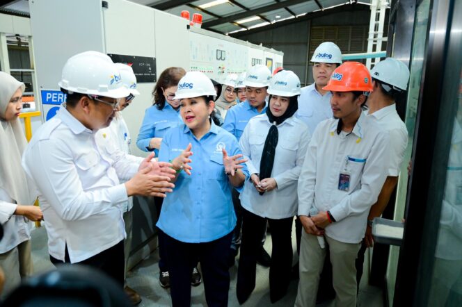 
 Stok Beras Sulsel 500 Ribu Ton, DPR RI dan Wagub Tinjau Bulog Makassar