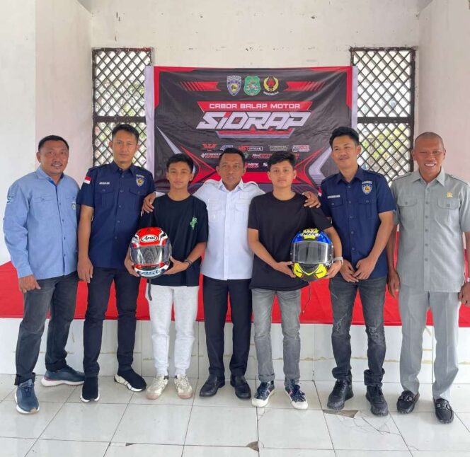 
 Sidrap Kirim Dua Atlet Balap Motor ke Pra Porprov Sulsel di Wajo