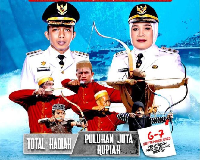 
 700 Pemanah Tradisional Ramaikan Bupati Cup 2025 di Sidrap