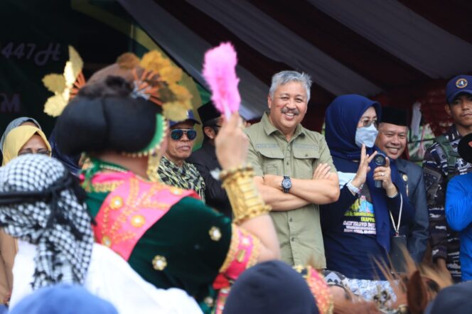
 Bupati Pinrang Hadiri Tradisi Saeyyang Pattuddu di Desa Lero