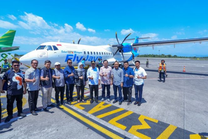 
 Launching Perdana Pesawat Fly Jaya Airlines Rute Makassar–Bone