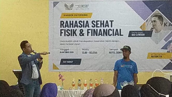
 Lewat Kangen Gathering, Warga Sidrap Diajak Hidup Sehat dan Sejahtera