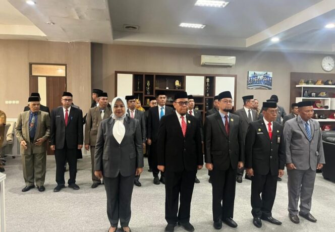 
 Gerbong Mutasi Pemkab Sidrap mulai Bergerak, 5 Pejabat Tinggi Pratama Dilantik