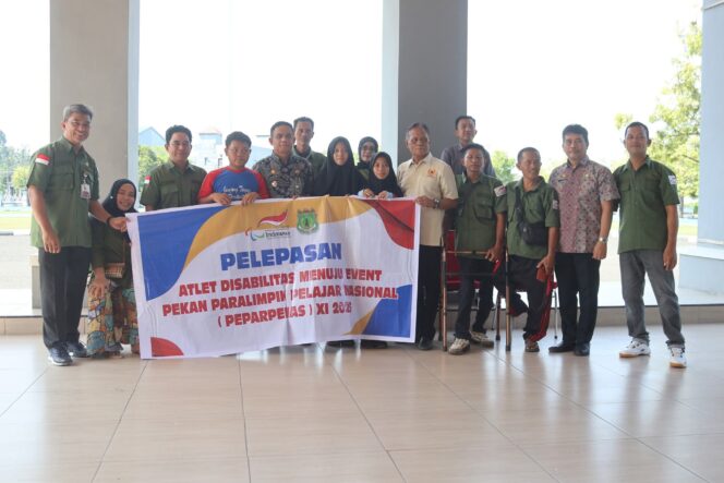 
 Wabup Pinrang Lepas Atlet Paralimpik Peparpenas 2025