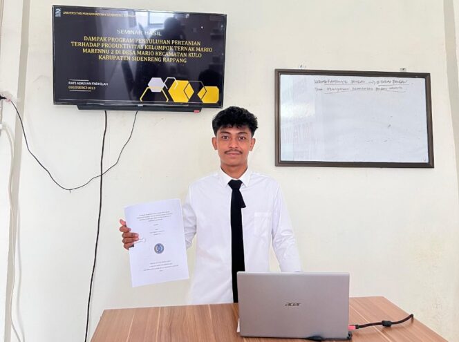 
 Mahasiswa Peternakan UMS Rappang Paparkan Hasil Penelitian Penyuluhan Pertanian